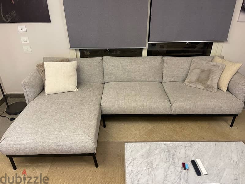 IKEA Modern Grey Couch كنبة حديثة من إيكيا باللون الرمادي 3