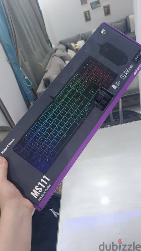 ماوس و كيبورد  Cooler Master MS111 Gaming Keyboard & Mouse Combo Bundl 0