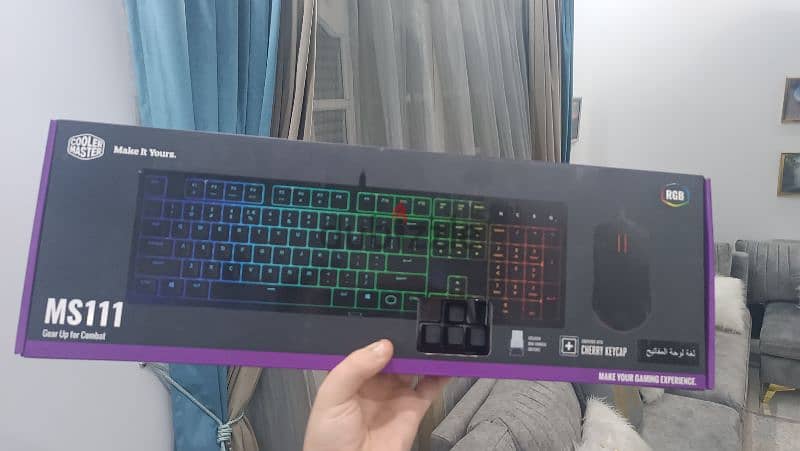 ماوس و كيبورد  Cooler Master MS111 Gaming Keyboard & Mouse Combo Bundl 2