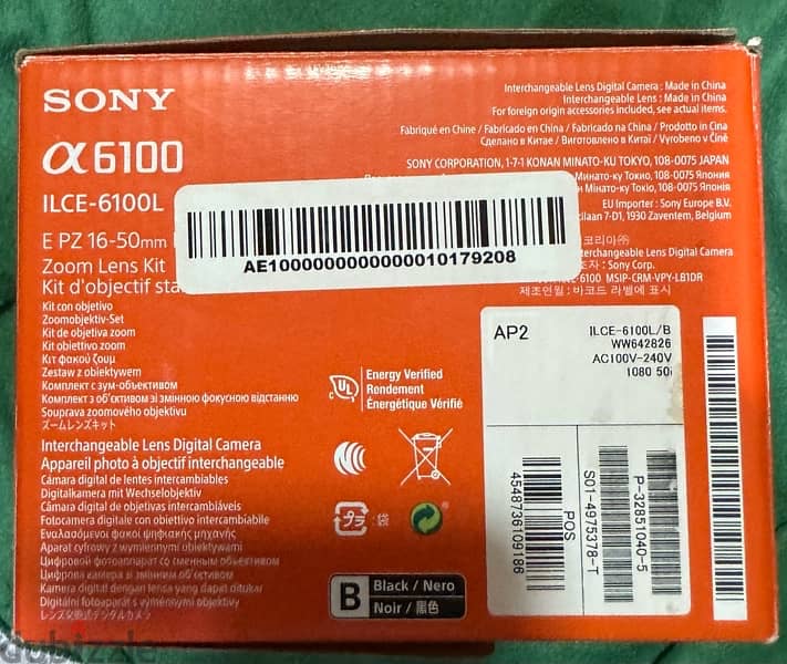 Sony Alpha a6100 Mirrorless Digital Camera 4K with 16-50mm Lens 2