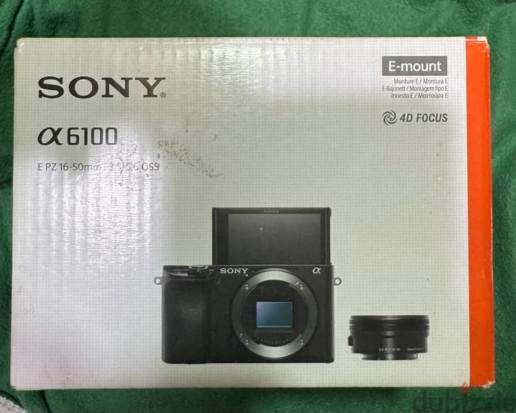 Sony Alpha a6100 Mirrorless Digital Camera 4K with 16-50mm Lens 4