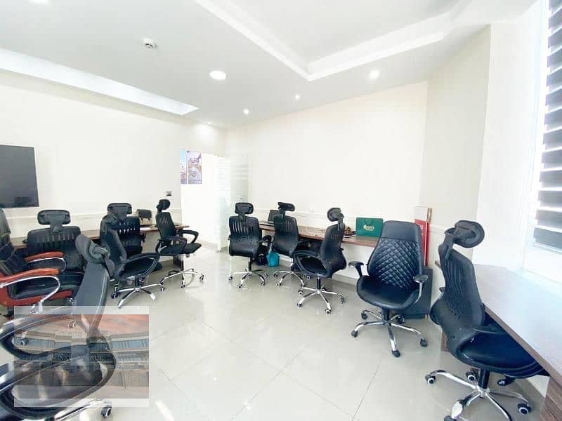 Fully finished office 220 + furnished at North 90 0