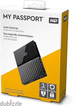 Western Digital Portable Hard Drive هارد خارجي 1 تيرا 0