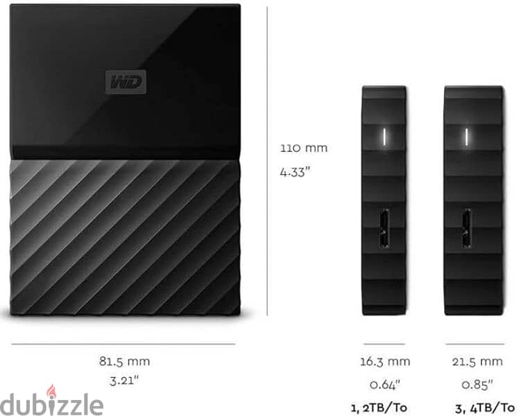 Western Digital Portable Hard Drive هارد خارجي 1 تيرا 1