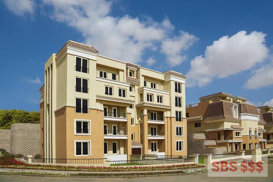 For lovers of luxury and beauty, own an apartment in Sarai Compound in Mostakbal City  Your apartment area is 110 square meters 1