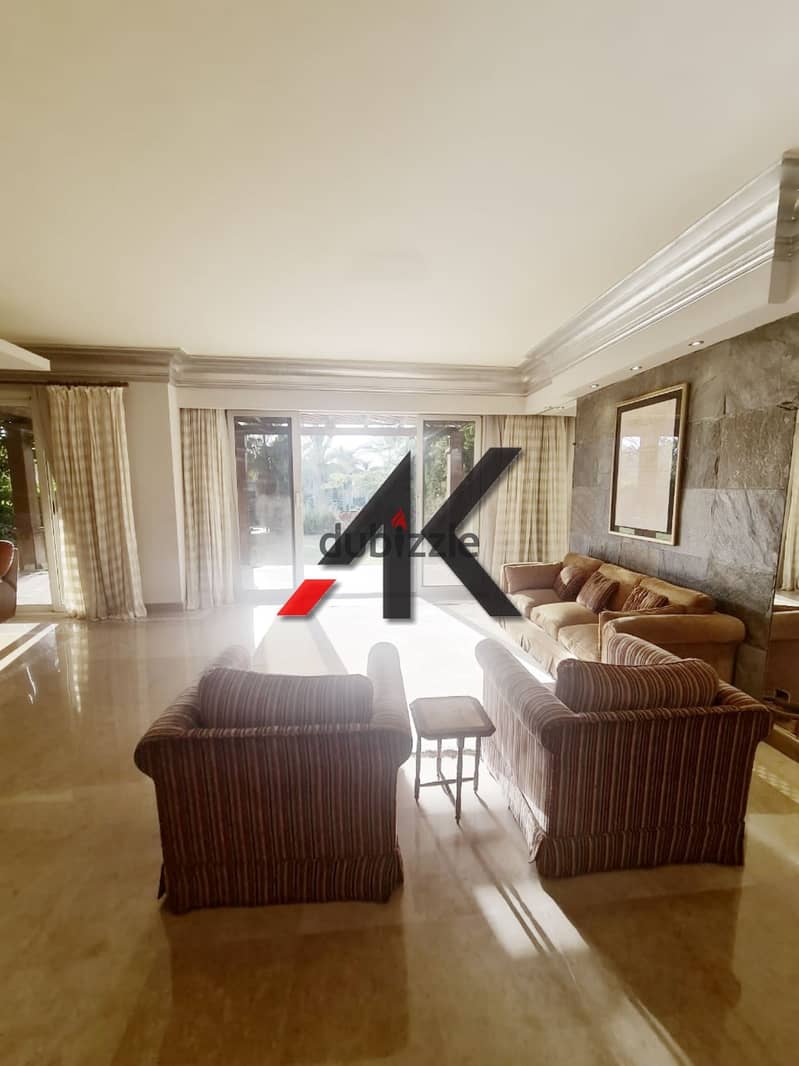 Luxury Furnished Twin House For Rent in Arabella Park - New Cairo 2