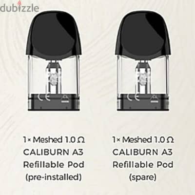 تانك بود لم يستخدم Am1.00 Caliburn A3 Cartridge