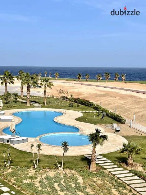 شاليه تشطيب فاخر يطل على البحر و الجولف وحمام سباحة في سوما باي Somabay 2