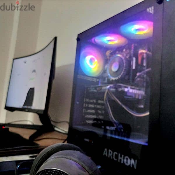 pc gaming and monitor تجميعة وشاشة 2