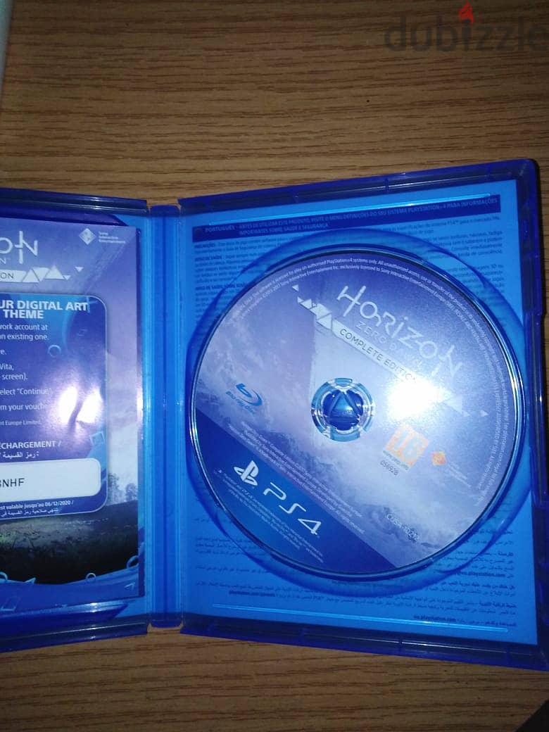 لعبة horizen zero dawn هورايزون زيرو و fifa 20 cd ps4 فيفا 20 3