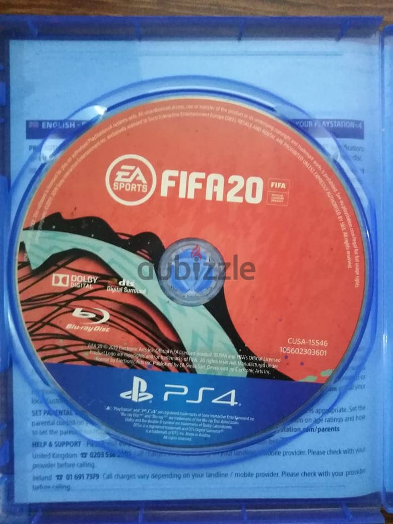 لعبة horizen zero dawn هورايزون زيرو و fifa 20 cd ps4 فيفا 20 4