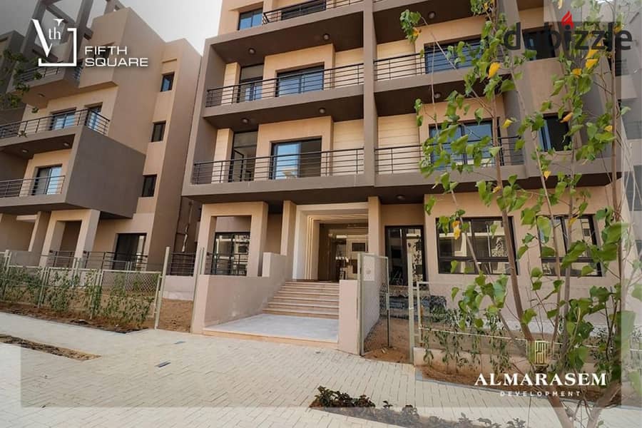 Apartment 160m finished with Acs in Fifth Square Marasem Fifth Settlement - installments 0