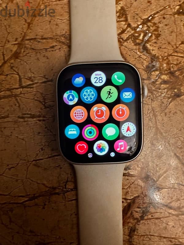 Apple smart watch series 8 45 mm starlight 0