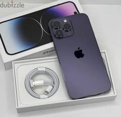 iphone 14 pro max 256 GB وتربروف معاه حاجته كلها كاملة 0