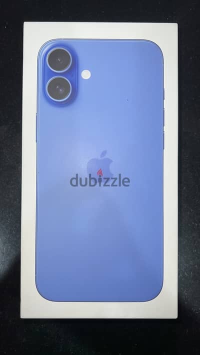 Iphone 16 plus 256GB arabic english (color: Ultramarine)