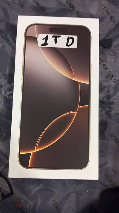 iPhone 16 promax desert Titanium 1tira