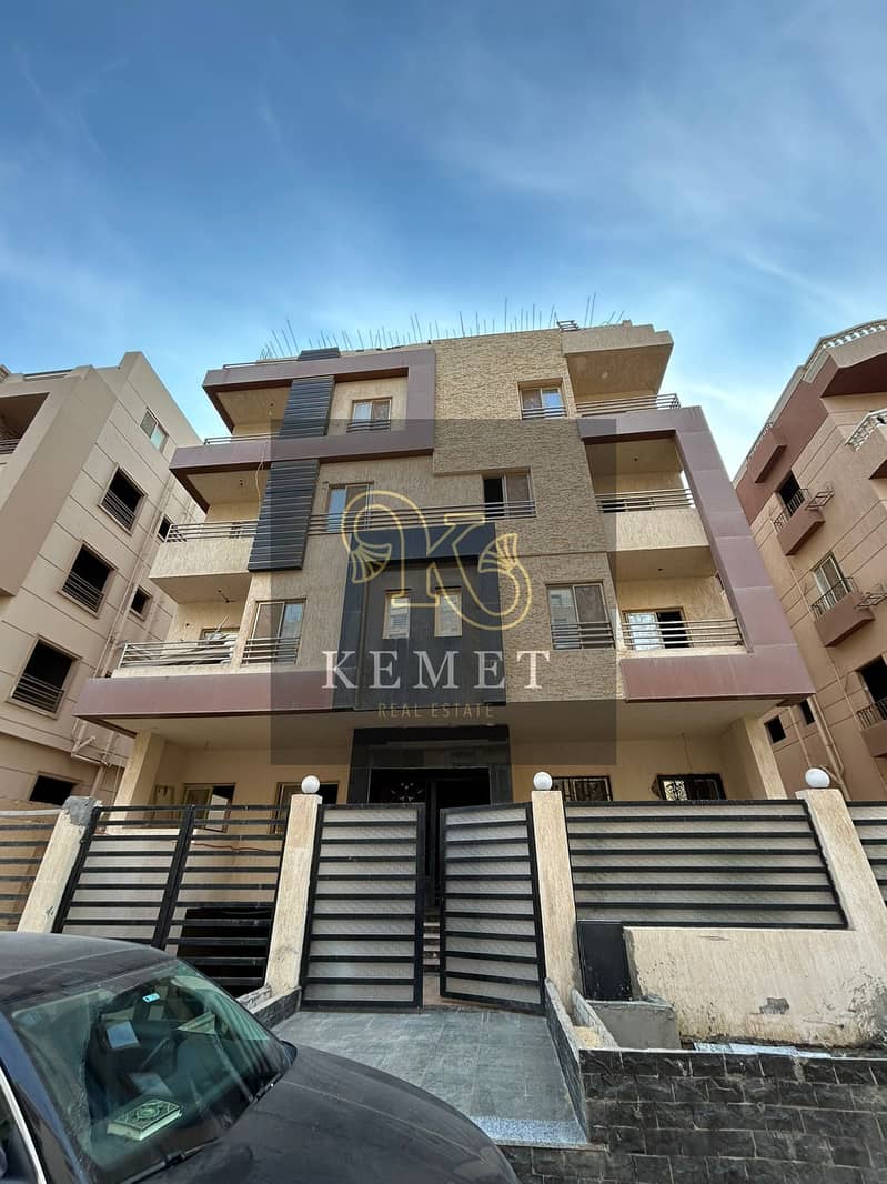 Apartment for sale, ready to move, area 183, semi-finished, prime location in Al-Andalus, Fifth Settlement 0