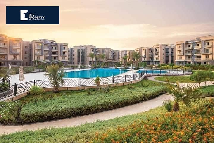 Ground Apartment With Garden Ready to move in Galleria Moon Valley New Cairo lowest price in market 2