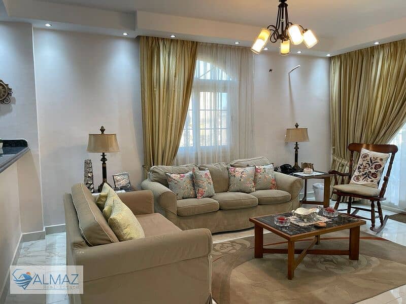 Furnished apartment for rent in Narges, 7 villas in Fifth Settlement 0