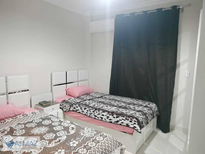 Furnished apartment for rent in Gardenia City Zone 1 on Suez Road next to the airport in Nasr City 0