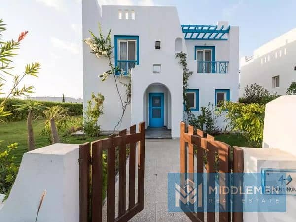 villa standalone 225 m ready to move under market price , mountain view ras el hekma 8