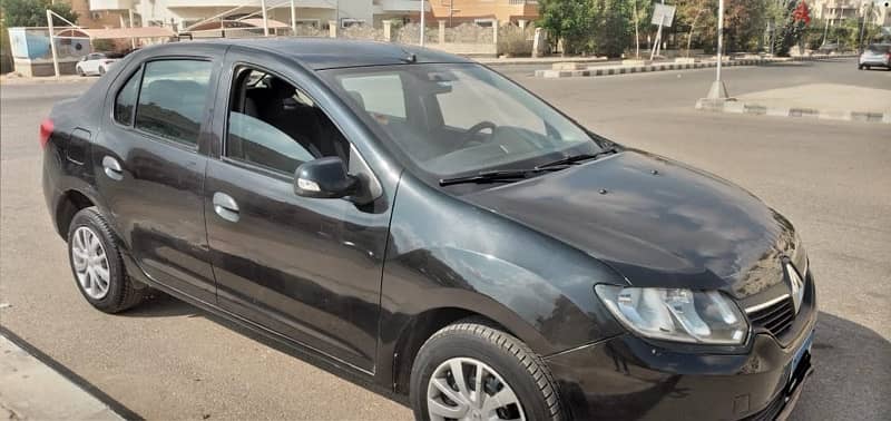 Renault Logan 2015 اتوماتيك فابريكة بره و جوه 4