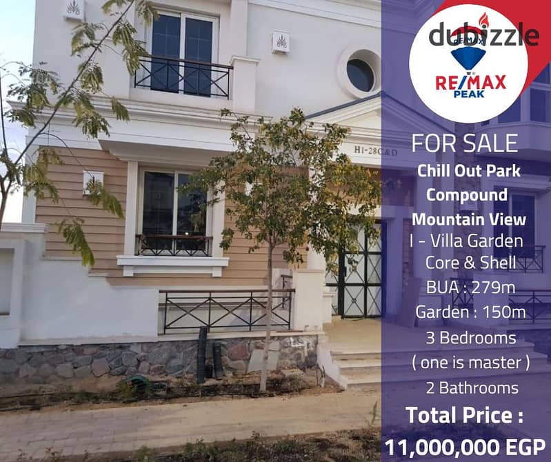 Chill Out Park Compound  Mountain View  I - Villa Garden  For Sale  279m 0