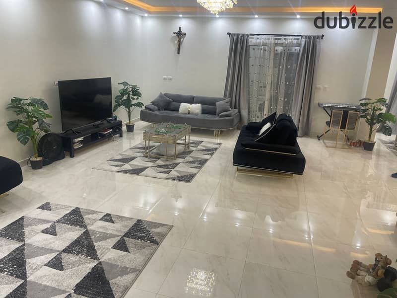 Duplex for sale 245m  -New cairo(Southern Lotus, District 10 )Fully open view 17