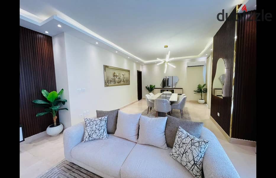 دوبلكس مفروش فرش فندقي للايجار كمبوند ويستاون سوديك بيفرلي هيلزFurnished duplex with hotel furniture for rent in Westown Sodic Beverly Hills compound 4