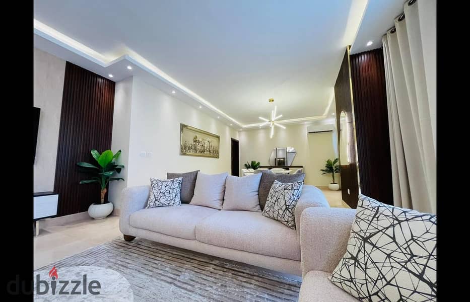 دوبلكس مفروش فرش فندقي للايجار كمبوند ويستاون سوديك بيفرلي هيلزFurnished duplex with hotel furniture for rent in Westown Sodic Beverly Hills compound 11