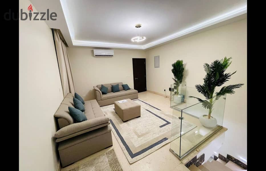 دوبلكس مفروش فرش فندقي للايجار كمبوند ويستاون سوديك بيفرلي هيلزFurnished duplex with hotel furniture for rent in Westown Sodic Beverly Hills compound 15