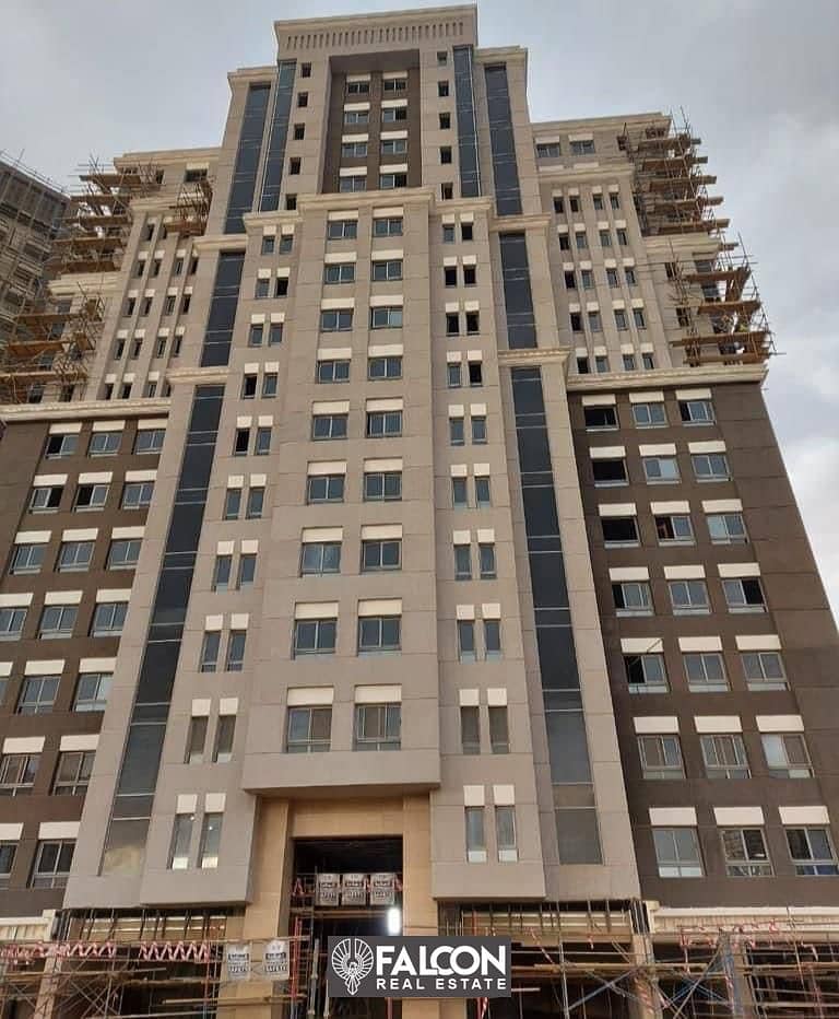 120m office for immediate delivery, directly in front of the Nile, next to the Ahl Masr walkway in the Maspero Triangle Towers 5