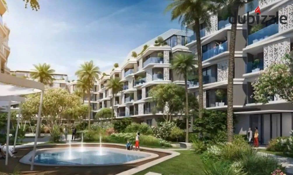 Apartment for sale in the heart of October compound Badya Palm Hills 3