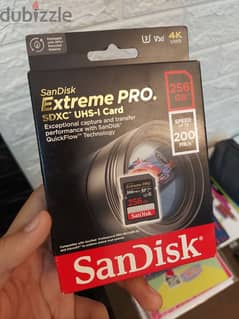 sandisk extreme pro 256gb Speed 200 0