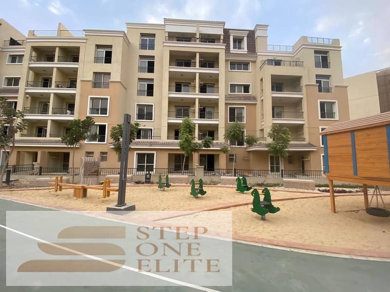 Apartment for sale in Sarai Compound, New Cairo with an area of ​​112 m 1