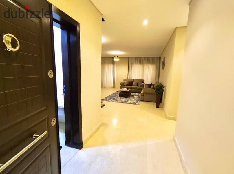 Fully furnished apartment, modern finishing, ready to move in, for rent in 90 Avenue Compound 6