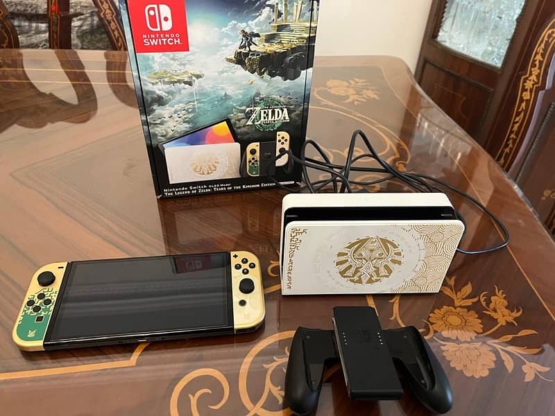 Nintendo Switch Oled Zelda Edition 1