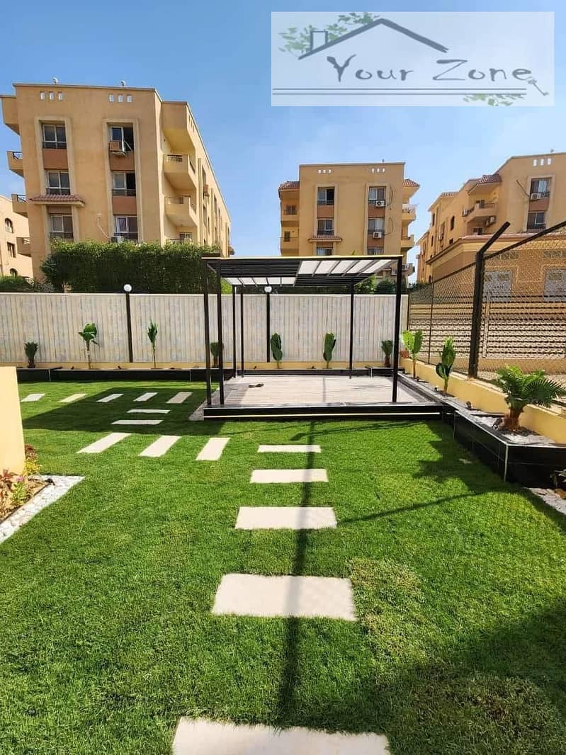 Apartment for sale, ground floor, garden, Al Khamayel Compound, Phase 3A 0