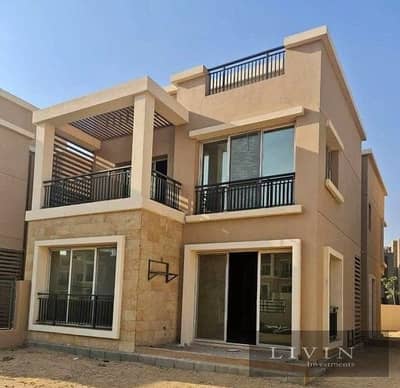 245 sqm villa for sale in front of Madinaty in Sarai Compound, in installments for 8 years