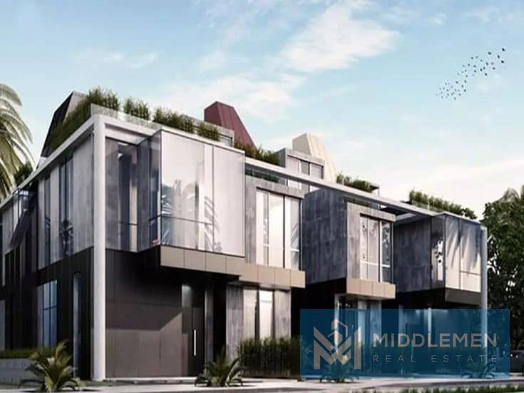 twine house 200 m prime location landscape view   in bloomfields mostakbal city 0