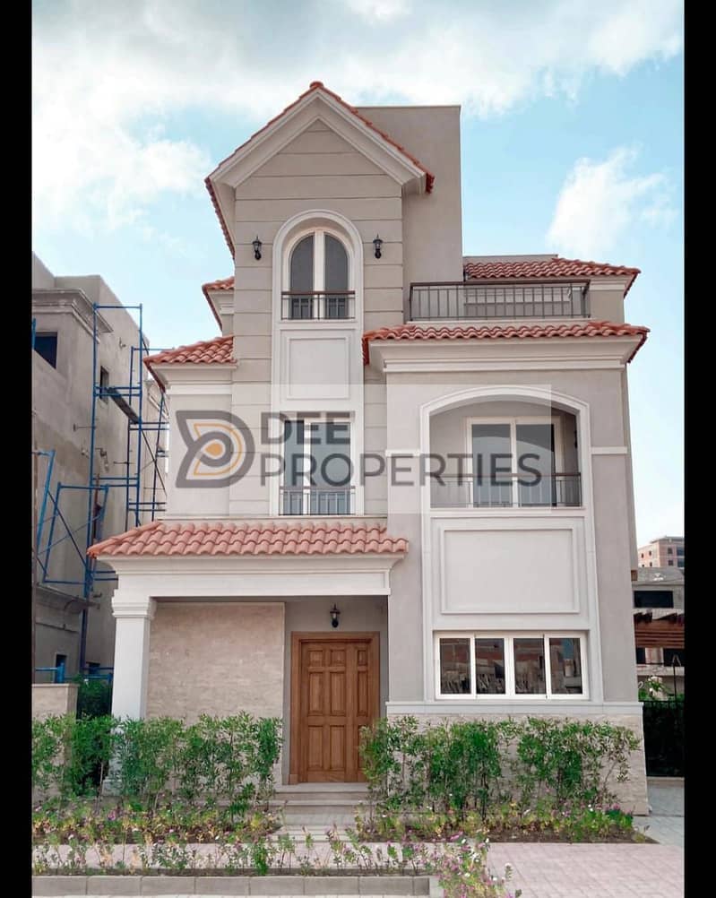 Villa for sale (ground + two floors), 309 meters in the most distinguished compound in Alexandria (Muruj Compound) 0