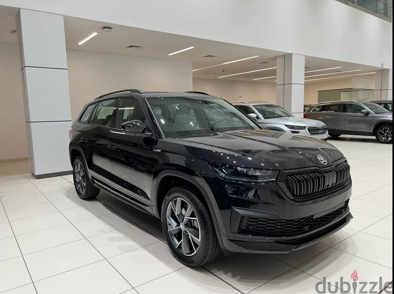 Black Skoda Kodiaq 2024 Sport Line - Black Edition 1