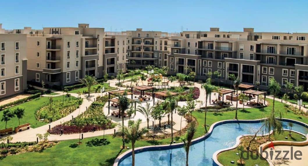 View and receive immediately an apartment with a garden in SODIC October Plaza in installments, Prime Location in Sheikh Zayed 3