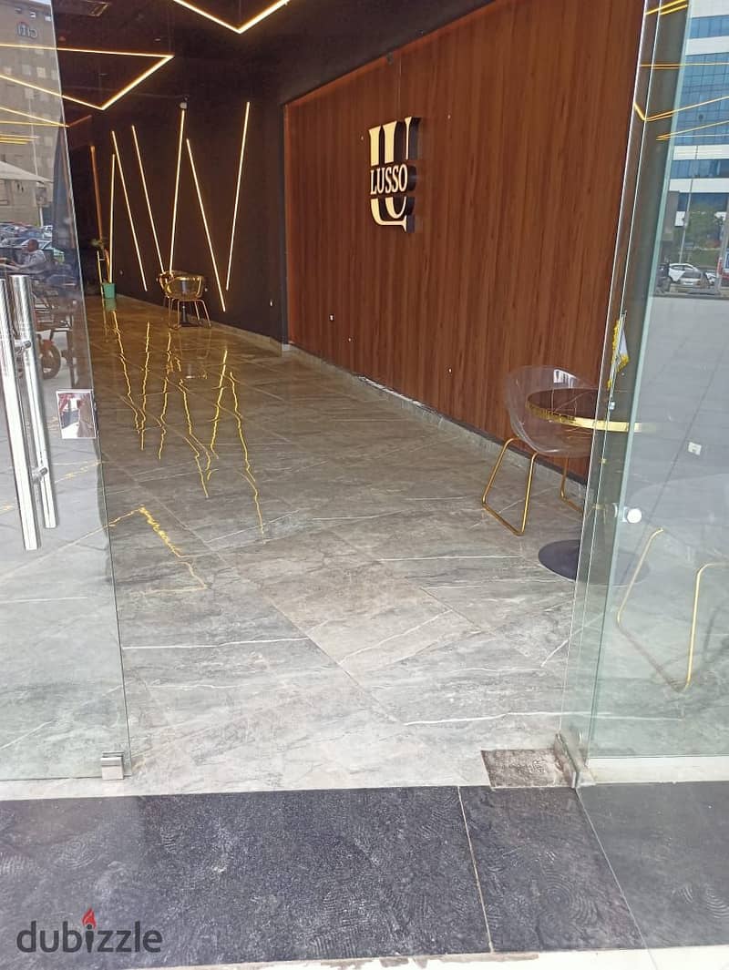 Store 350 meters fully finished in front of Al Arabi Company, suitable for (exhibition, café or restaurant) 2