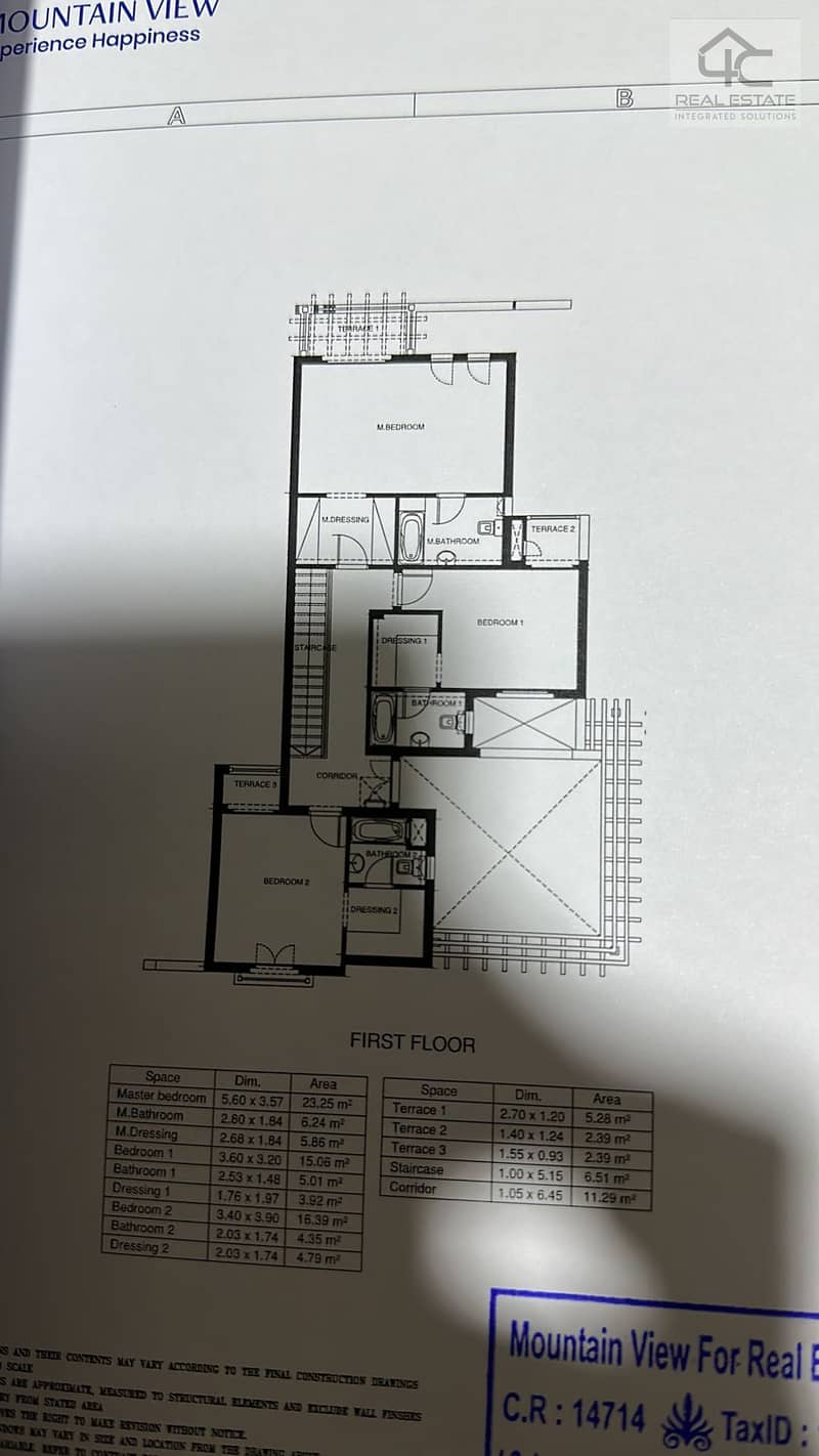 Ready to move standalone villa 225 m 5 bedrooms first row on the lake with the lowest down payment and installments in Mountain View Compound 1