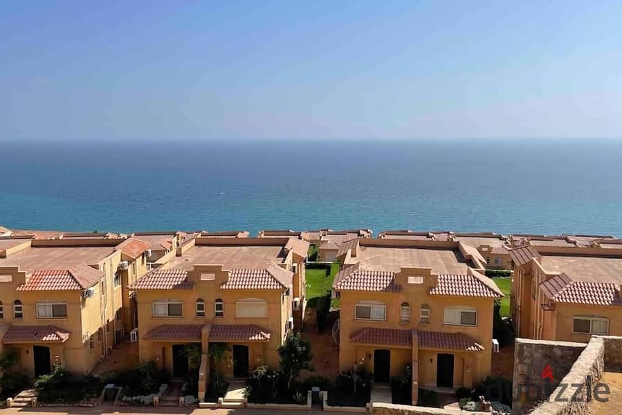 Fully Finished Chalet for sale in Telal shores El Sokhna full sea view - direct on lagoon 0