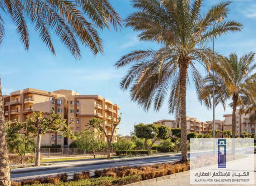 Own a two-bedroom apartment with a garden view in Ashgar City 6th of October with a down payment of 181 thousand - Garden Gate 2