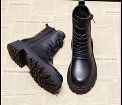 Leather half boot 0