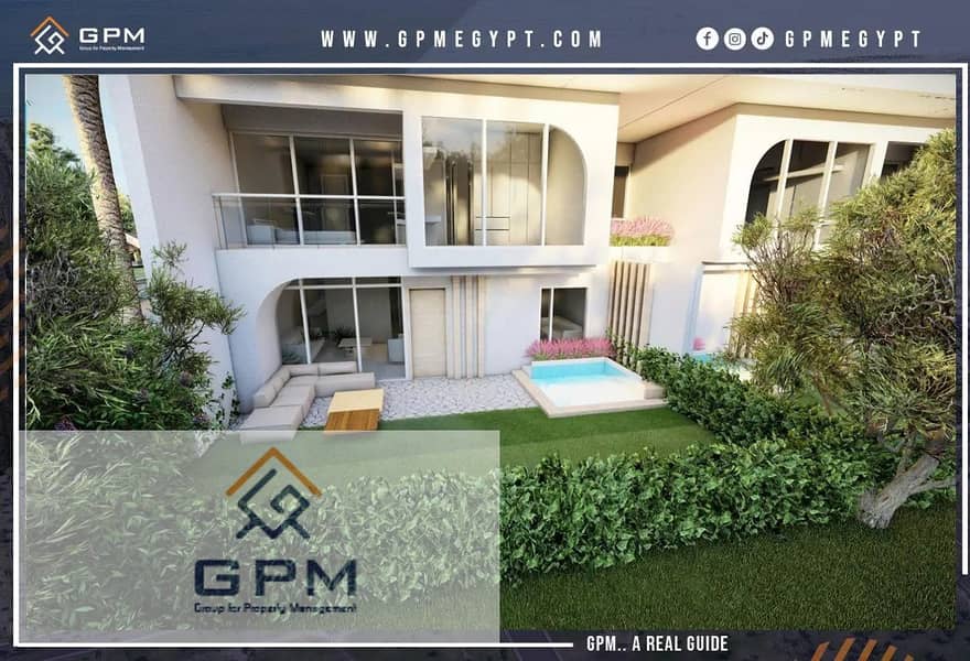 Duplex with Garden For Sale in The Median Compound - New Cairo 0