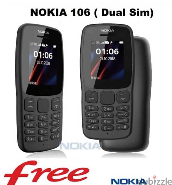 Nokia 106 نوكيا جديد بخصم 0